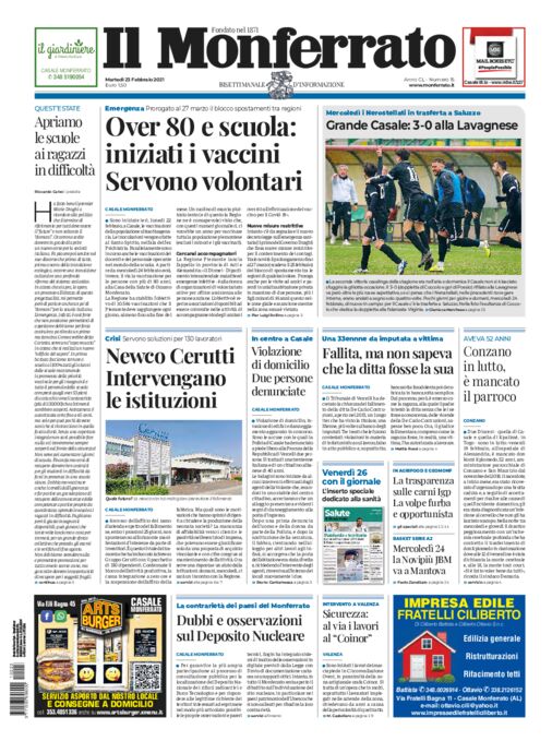 Il Monferrato - Edizione 15 del 23/02/2021